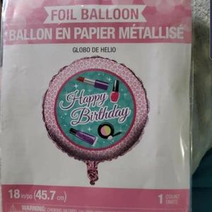 Happy Birthday foil balloon